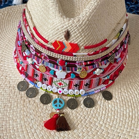 Colombian Handmade Hat Boho Beach Sombrero - Picture 5 of 8